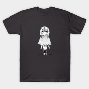 Headless Girl (Black and White) T-Shirt